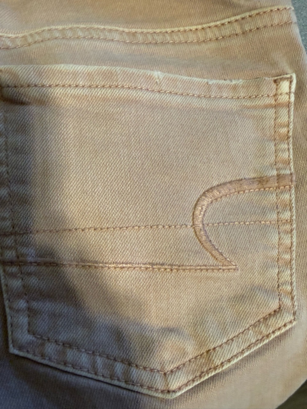 American Eagle Outfitters Blush Pink Super Stretch crop Jeggings - Picture 8 of 11